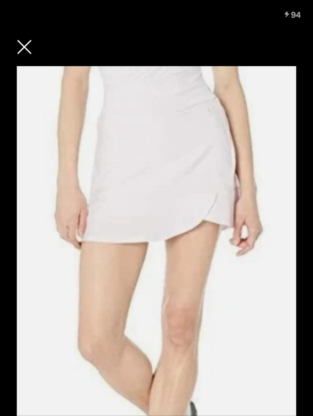 Adidas Ultimate365 Frill Skort in white XS
